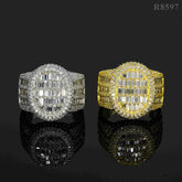 GL Luxury Fine Jewelry VVS Moissanite Men Hip Hop Ring